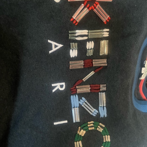 Kenzo Dark Sweatshirt with Colorful Logo - Picture 3 of 6